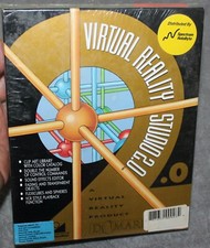 VINTAGE DOMARK VIRTUAL REALITY STUDIO 2.0 PC SEALED UNUSED picture
