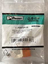 Panduit - CJ688TPOR - Cat6 - Mini-Com Jack Orange - New picture