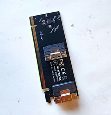 Cablecc Low Profile Hyper Adapter PCIe x16 2-Port PCIe 3.0 SA-016-2L picture