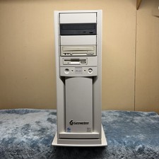 RARE FULL ATX Gateway 2000 DOS Windows 95 98 Tower Case SLEEPER Retro Gaming PC picture