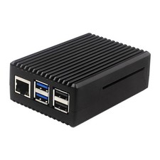 Aluminum Case for Raspberry Pi 5 Passive Cooling Heat Sink Silent Fanless Black picture