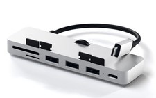 Satechi Aluminum USB-C Clamp Hub Pro for iMac 2017-2020 / iMac Pro Silver 5 Gbps picture