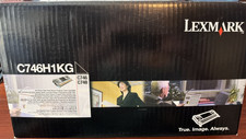 Lexmark C746H1KG Black Toner. New Sealed Box picture