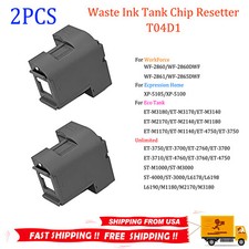 2x T04D1 Maintenance Box For Epson ET3850 ET4750 ET4850 ET-M3170 M1170 picture
