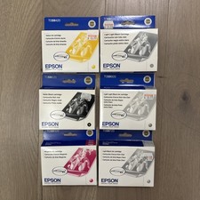 Epson Genuine R2400 T059 Expired Inkjet Cartridge Lot  T059720/320/420/820/920x2 picture