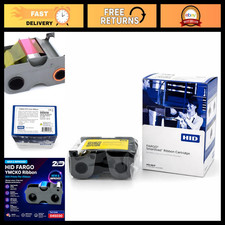 YMCKO Ribbon Cartridge for DTC1250 - 300 Prints, Cleaning Roller, ID Card Printe picture