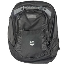 HP  Laptop  Pouch Carrying Backpack Travel Work Black Grey TSA Friendly picture