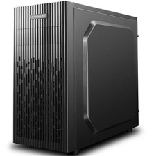 DeepCool MATREXX 30 Full Tempered Glass Side Panel M-ATX Case 1x 120mm Black picture