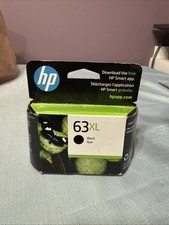 New HP 63 XL Black Ink Cartridge High Yield Genuine OEM Original Sealed 04/2026 picture