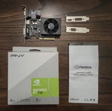 PNY GeForce GT 710 2GB DDR3 GPU with Low Profile Brackets picture
