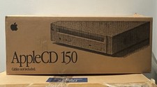 WORKING Apple AppleCD 150 Caddy External SCSI CD Rom Drive W/ Original Box Cable picture