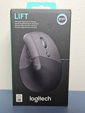 Logitech Lift Vertical Ergonomic Wireless Mouse Graphite Bluetooth Logi Bolt-New picture