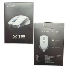 EVGA X12 Gaming Mouse 8k Wired White Customizable Dual Sensor 16,000DPI picture