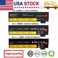 24/48/72Wh Battery for Lenovo ThinkPad T470 T480 T570 01AV423 01AV427 01AV428 picture