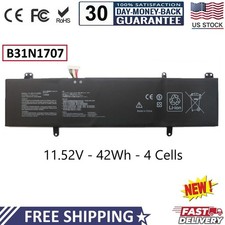 New B31N1707 Battery for Asus S4100V S4200U VivoBook 14 X411UQ X411UA S14 S410UN picture