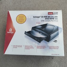 New Open Box IOMEGA CD-RW 48x 24 x 48 USB 2.0 External Drive for PC / Mac picture