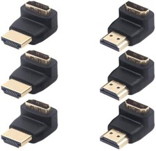 VCE 3 Combos HDMI 90 Degree and 270 Degree Male to Female Adapter 3D&4K Supporte picture