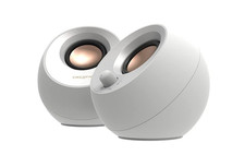 CREATIVE Pebble V3 White USB/Bluetooth / 3.5mm Pin / 45-degree Upward-Facing New picture