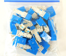 Cat6 Clarity High Density Jack T568A/B Blue HDJ6-36 Ortronics - QUANTITY OF 25 picture