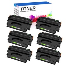6PK Q7553X 53X Toner Cartridge Fits For HP Laserjet P2015 P2015dn M2727NFS MFP picture