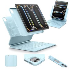ESR iPad Pro 13 Inch Case with Keyboard ase with Easy-Set Magnetic Stand BLUE picture
