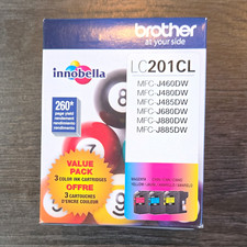 Brother Innobella LC201CL Value Pack Inkjet Cartridges Cyan/Magenta/Yellow picture