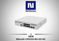 NEW Mikrotik  CRS310-8G+2S+IN 8 Ports Ethernet SFP Router Switch -Fast Shipping picture