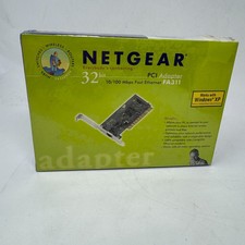 New Sealed Netgear 32 bit PCI Adapter FA311 10/100 Mbps Fast Ethernet picture