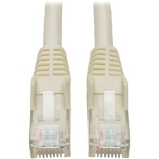 Tripp Lite N201003WH 3ft Cat6 Gigabit Patch Cable RJ45 M/M White picture