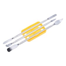 3pcs Metal Spudger Set Mini Crowbar Flat Head Stainless Steel Pry Bar Tools picture