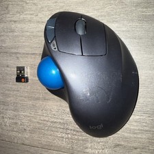 Logitech M570 Wireless Ergonomic Trackball Mouse w/ USB Unifying Receiver Tested picture