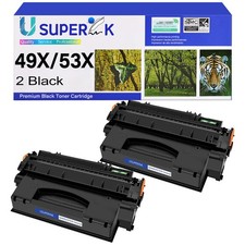 Q5949X Q7553X Compatible Toner Cartridge Replacement for 2, black picture
