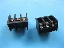 200 pcs Black 3pin 8.25mm Screw Terminal Block Connector Barrier Type DC39B New picture