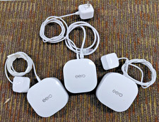 EERO 6  N010001 & 2 - Q010001 extenders Set of 3 White - UNTESTED AS-IS picture
