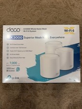 NEW TP-Link Deco X60 AX3000 WiFi 6 Mesh Router System Whole Home 3-Pack picture