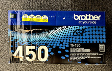 Brother Genuine TN450 High Yield  Black Toner  Cartridge Sealed (Box Damaged) picture