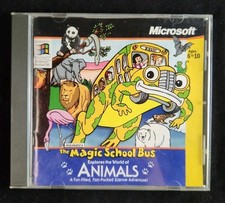 VINTAGE 1999 MICROSOFT WINDOWS MAGIC SCHOOL BUS EXPLORES THE WORLD OF ANIMALS  picture