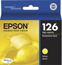 New Genuine Epson 126 Yellow Ink Cartridge Epson Stylus NX330  picture