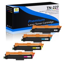 4PK TN227 BCMY Color Toner Cartridge For Brother HL-L3210CW MFC-L3770CDW W/Chip picture