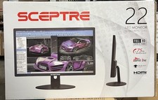 New Sceptre 22 LED Monitor Ultra Slim Pro Series E229W-19203RT picture