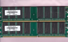 2GB 2x1GB PC-3200 PNY A0TQD-T DDR-400 MD1024SD1-400 Desktop Memory KIT DDR1 DIMM picture