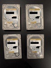 Lot of 4 WD Gold 4TB WD4003FRYZ SATA 3.5