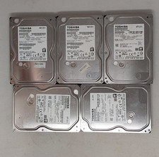 Lot of 5 Toshiba 500GB 3.5