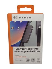 HyperDrive 4-in-1 USB-C Hub iPad Pro Air 4K HDMI 60W PD USB-A 3.5mm picture