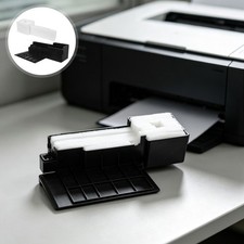 Reusable Printer Waste Ink Absorber Box with Sponge Pad for Home Use Black picture