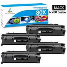 4 Pack CF280X Toner Compatible With HP 80X Laserjet Pro 400 M401dw M401d Printer picture