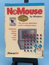 NoMouse Abacus: 3.5” Disk / Vintage Software 1994 Windows 3.x (NEW/SEALED) picture