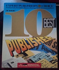 VINTAGE 1991 Expert 10 BEST PUBLISHER'S CHOICE Tandy/IBM Two 5 1/4