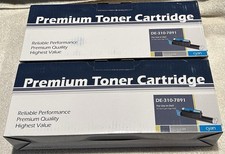 PK of 2 Cyan Toner Cartridge DE-310-7894 for Dell 5110cn picture