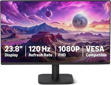 Amazon Basics 23.8-inch 1080P Computer Monitor, 120 Hz, HDMI, DP, Gaming picture
